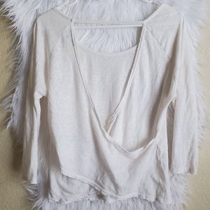 American Eagle Cross Back Top